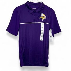 NFL Minnesota Vikings Purple Polo Shirt [size Small]